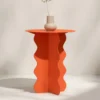 Minimal Artistic Side Table Color Red
